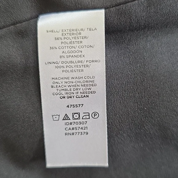 NWT Ann Taylor Factory Charcoal Gray Blazer, Size 10P - Picture 5 of 8